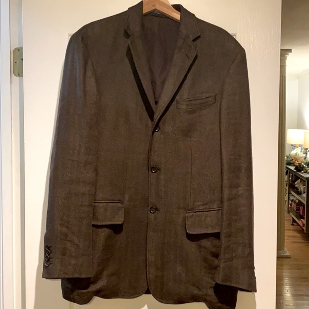 Polo Cotton Herringbone Men’s Blazer
